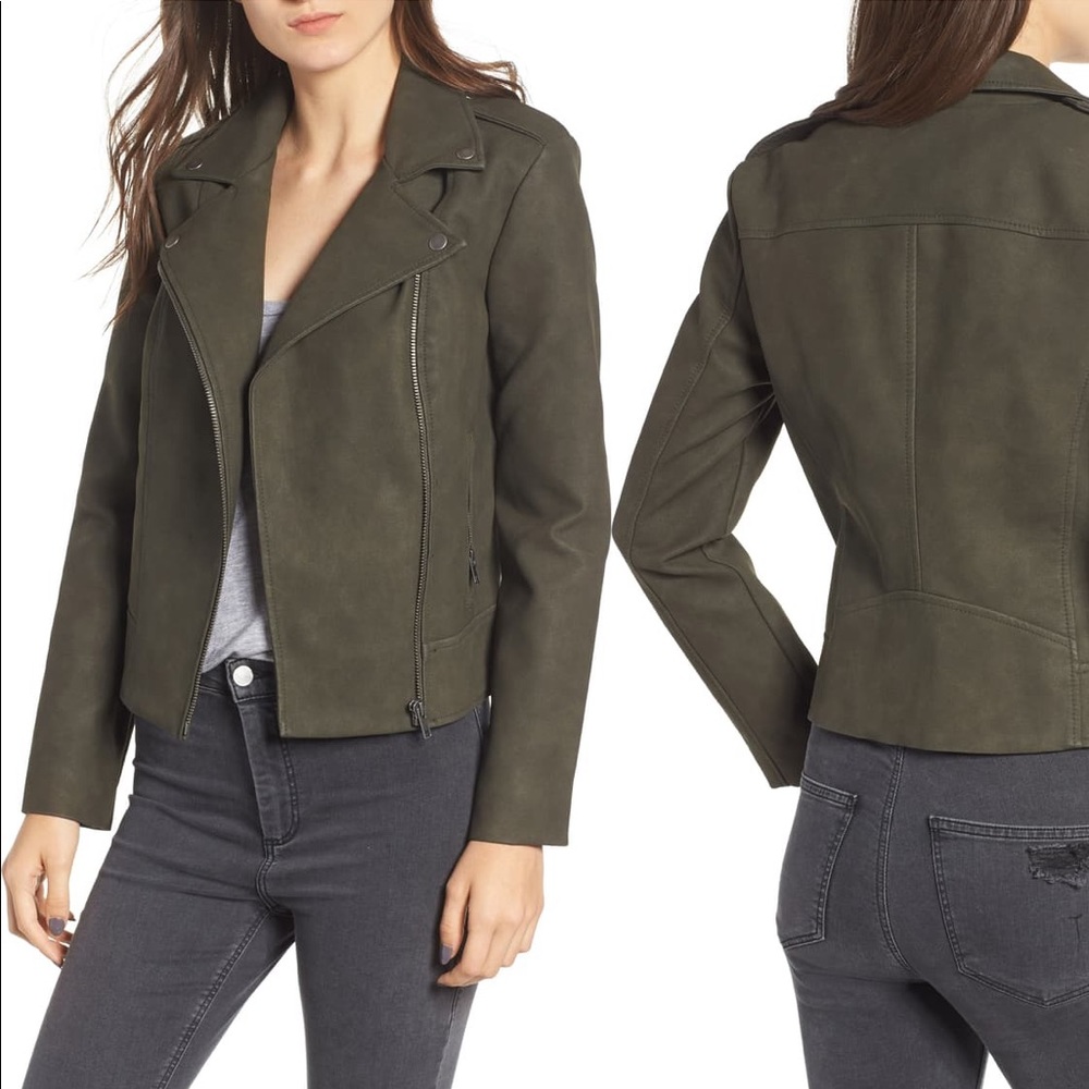 BB Dakota Easy Rider Faux Leather Moto Jacket